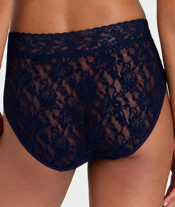 Hanky Panky, Signature Lace French Brief 2PK, Negro Y Chai, Negro