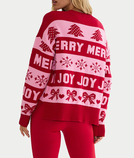Sugared Peppermint Callie Sweater