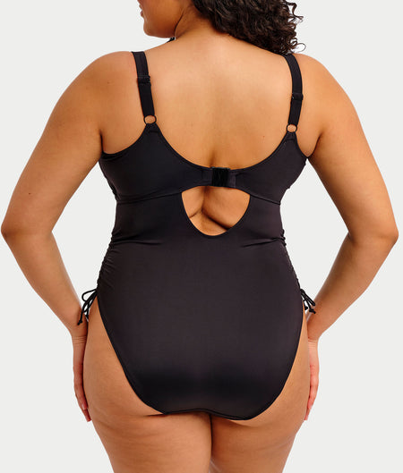 Plus Size Plain Sailing Wire-Free One-Piece
