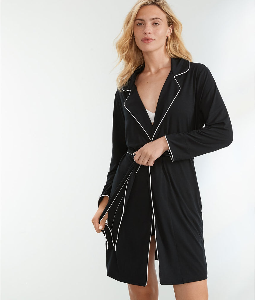 The Cooling Piped Robe Bare Necessities
