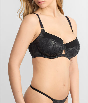 Snakeskin Side Support Bra