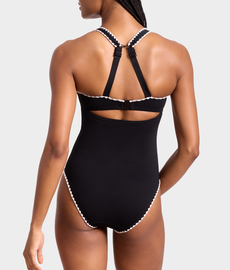 Aurora Lara Plunge Underwire One-Piece Swimsuit