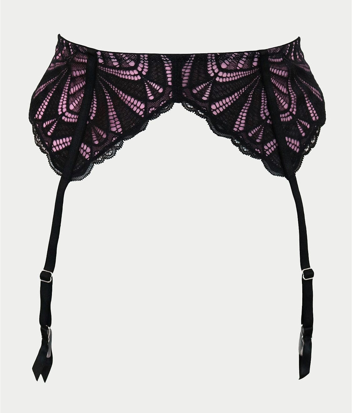 New Romance Garter Belt Pour Moi in Black / Rose New Romance Garter Belt Pour Moi in Black / Rose