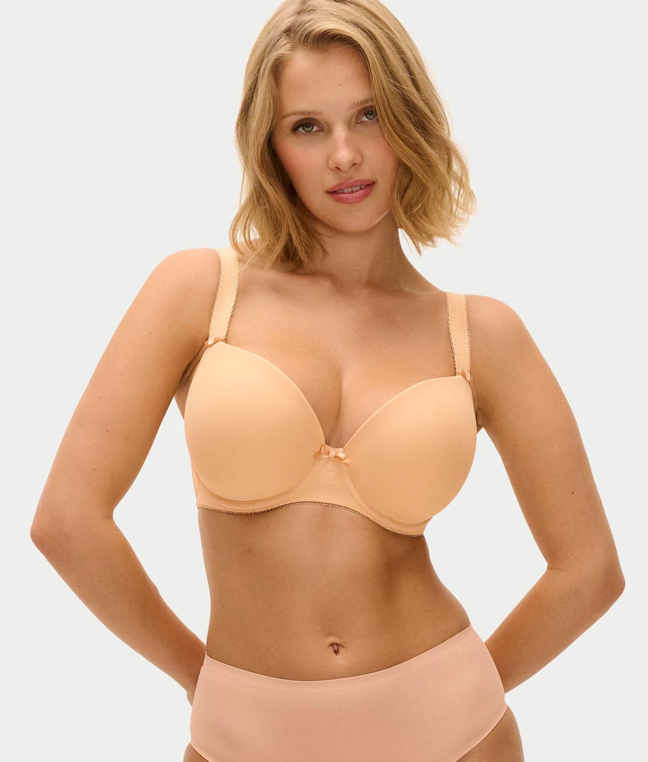 Freya Deco Nude Moulded Plunge Bra Freya Deco Nude Moulded Plunge Bra