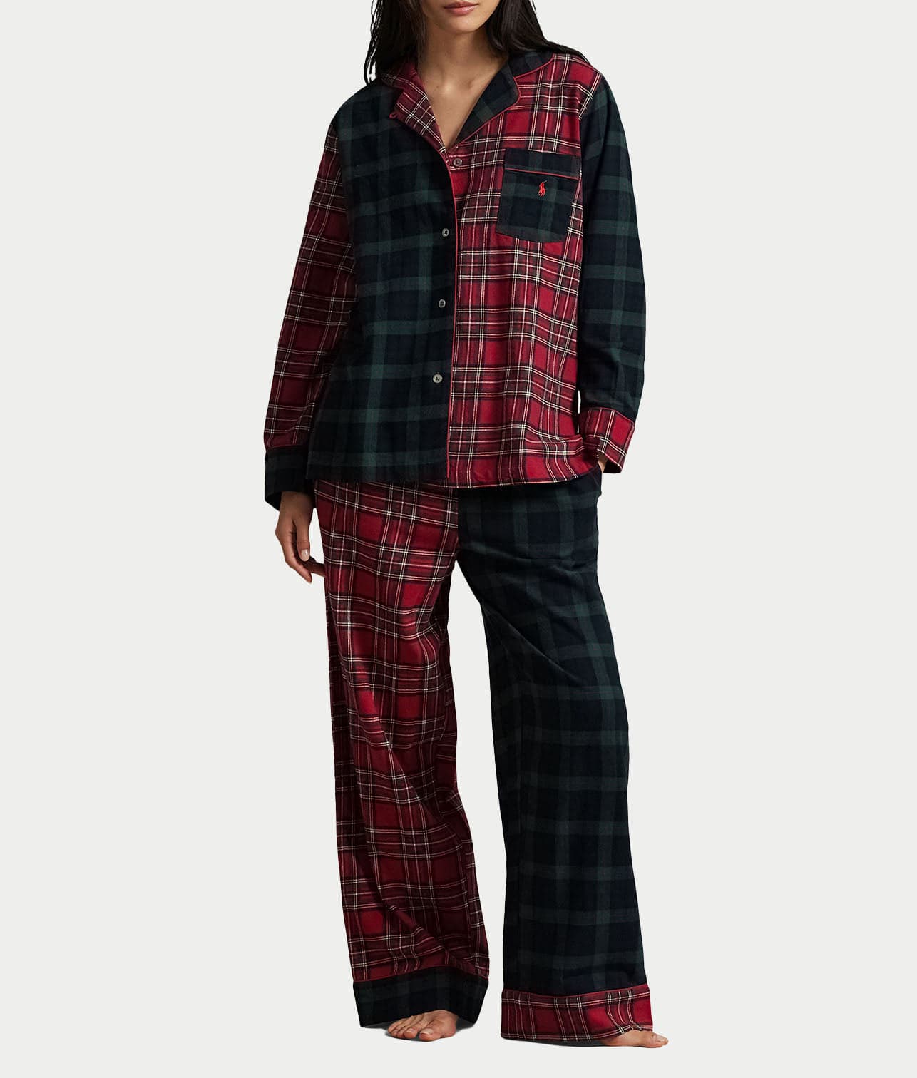 Madison Plaid Woven Pajama Set — Bare Necessities