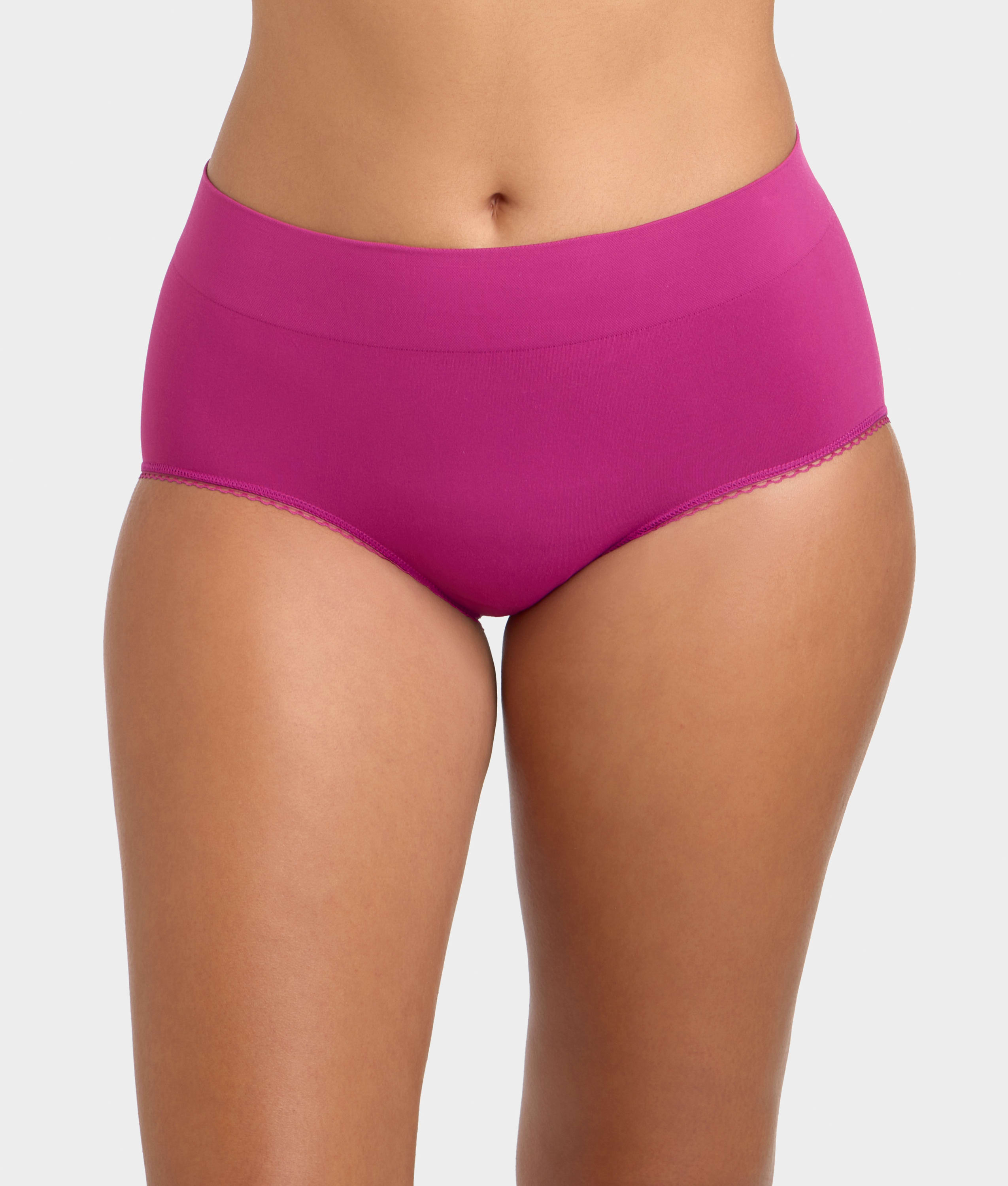 Wacoal Seamless Full Coverage Panties - No-Pinch Waistband Super Soft Everyday Briefs