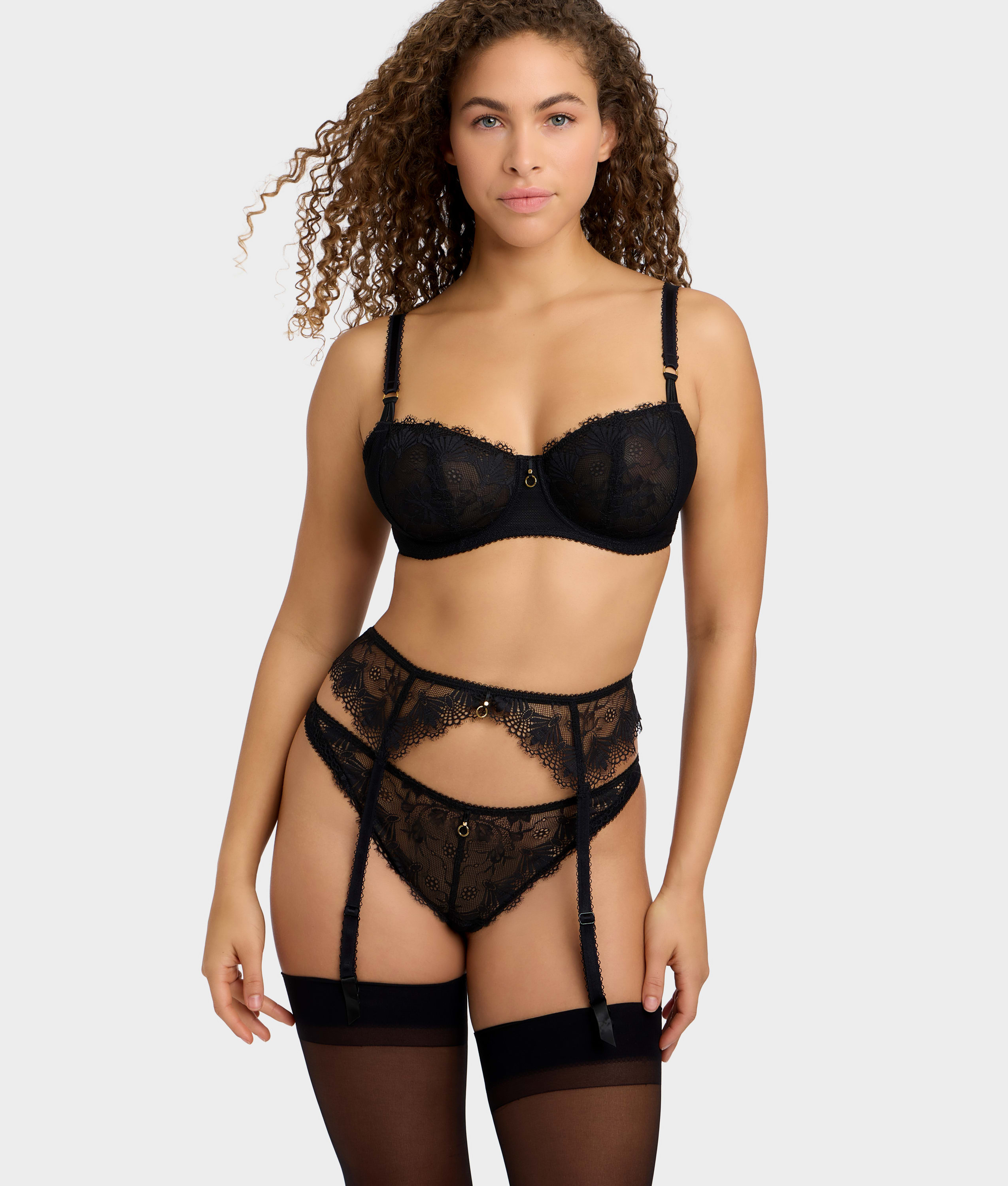 Fascinate Garter Belt Freya in Black size XS Fascinate Garter Belt Freya in Black size XS
