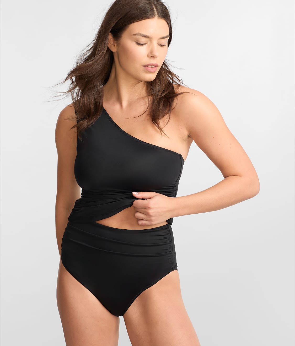 The Slimming Grecian Tankini Top — Bare Necessities