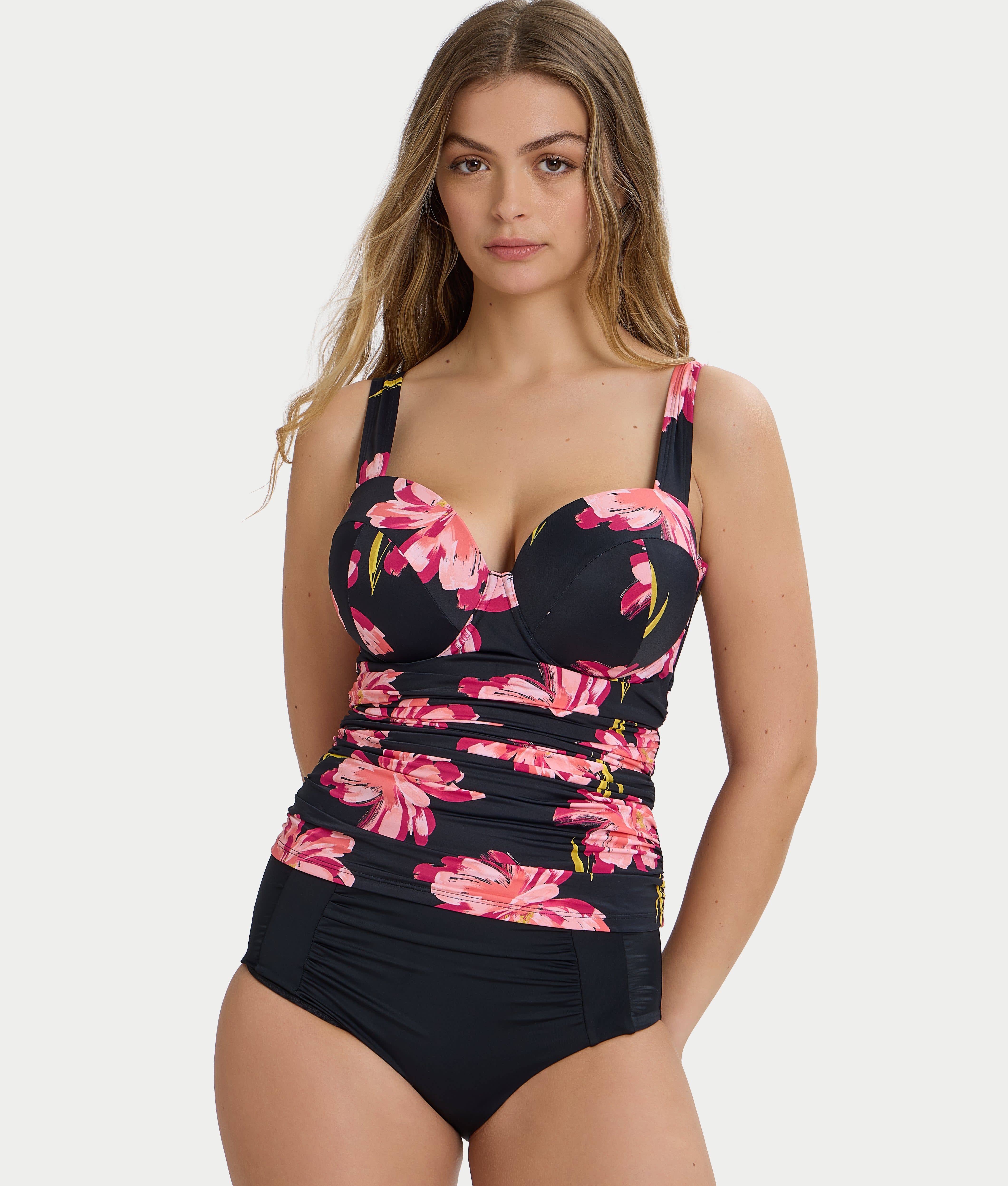 The Slimming Balconette Underwire Tankini Top — Bare Necessities