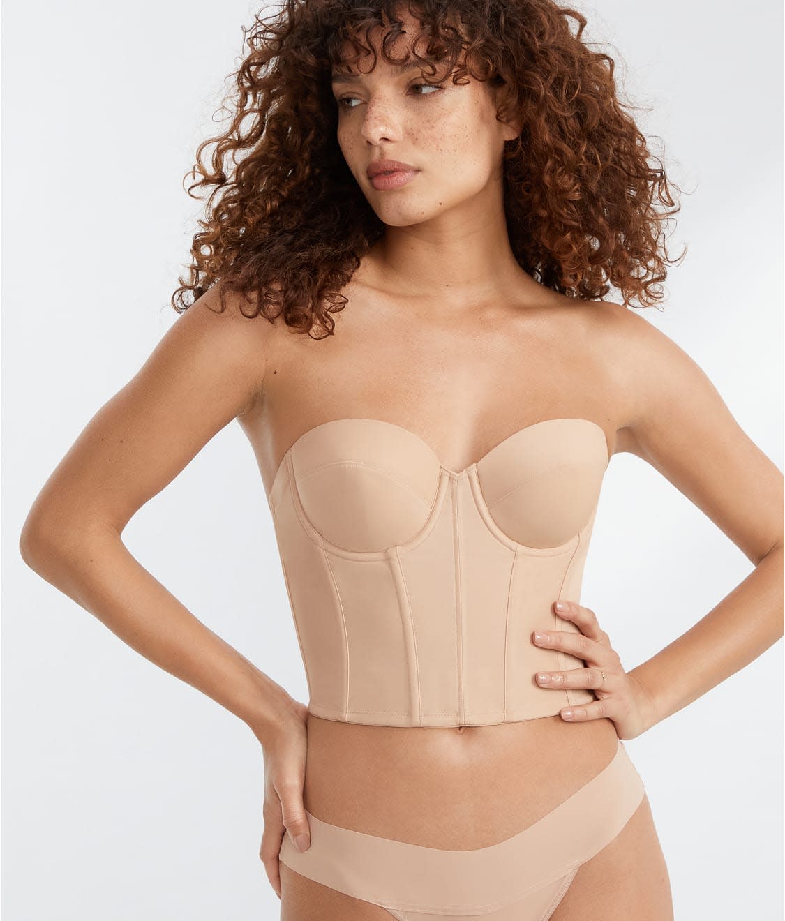 Brie Strapless Backless Bustier Dominique Brie Strapless Backless Bustier Dominique