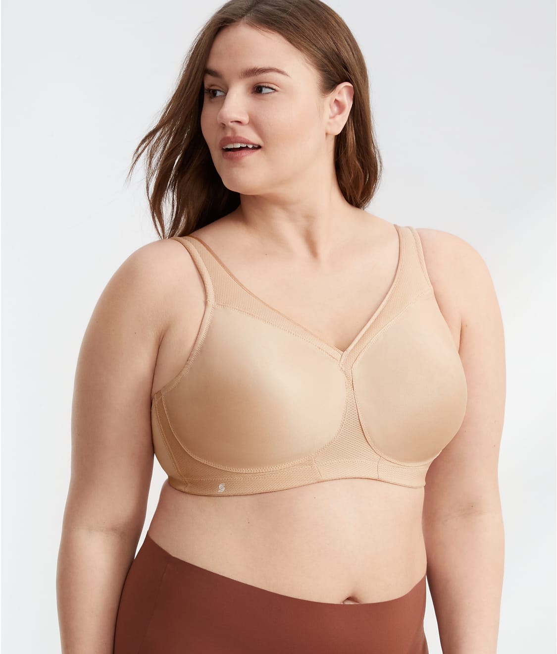 Glamorise Womens Magiclift Cotton Support Wirefree Bra 1001 Café Glamorise Womens Magiclift Cotton Support Wirefree Bra 1001 Café