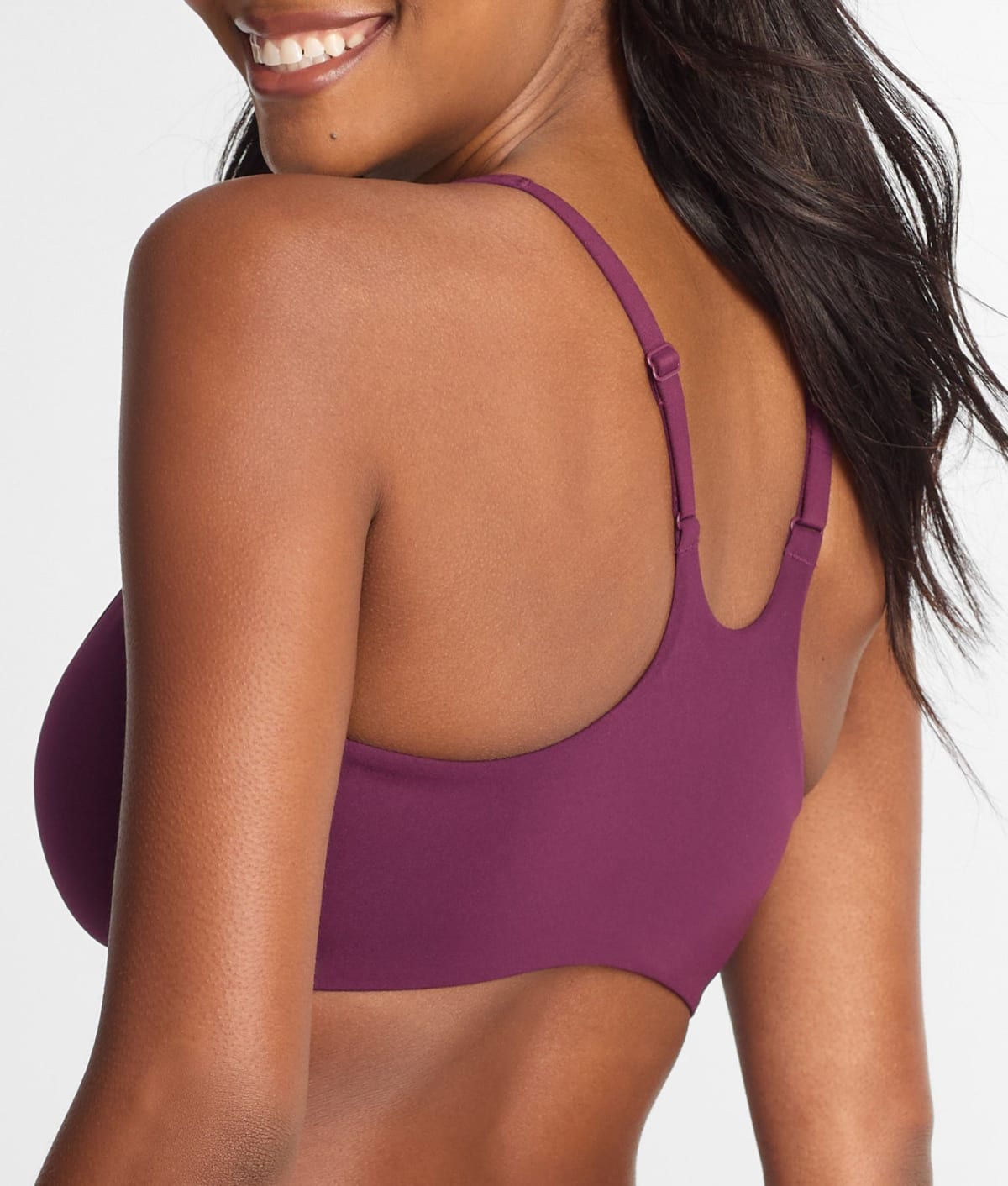 The Absolute Minimizer Front-Close Bra in Potent Purple size 32