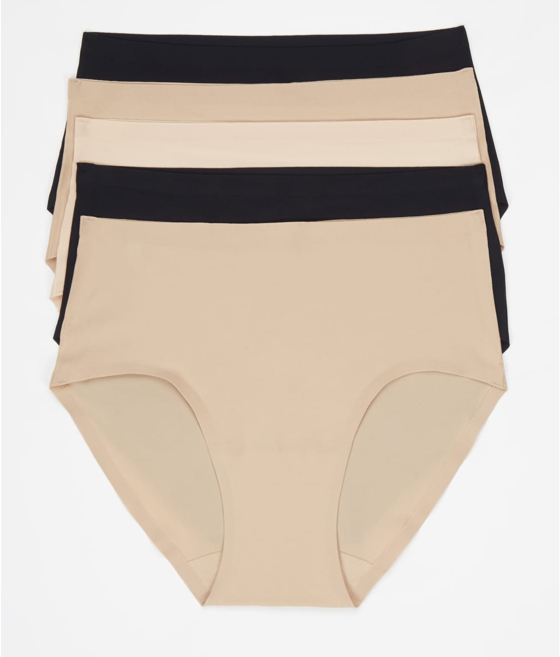 Soft Stretch Hipster 3-Pack in Ultra Nude size One Size — Bare