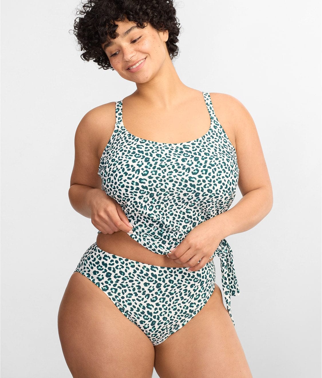 Summer Cheetah Verso Reversible Bikini Top — Bare Necessities