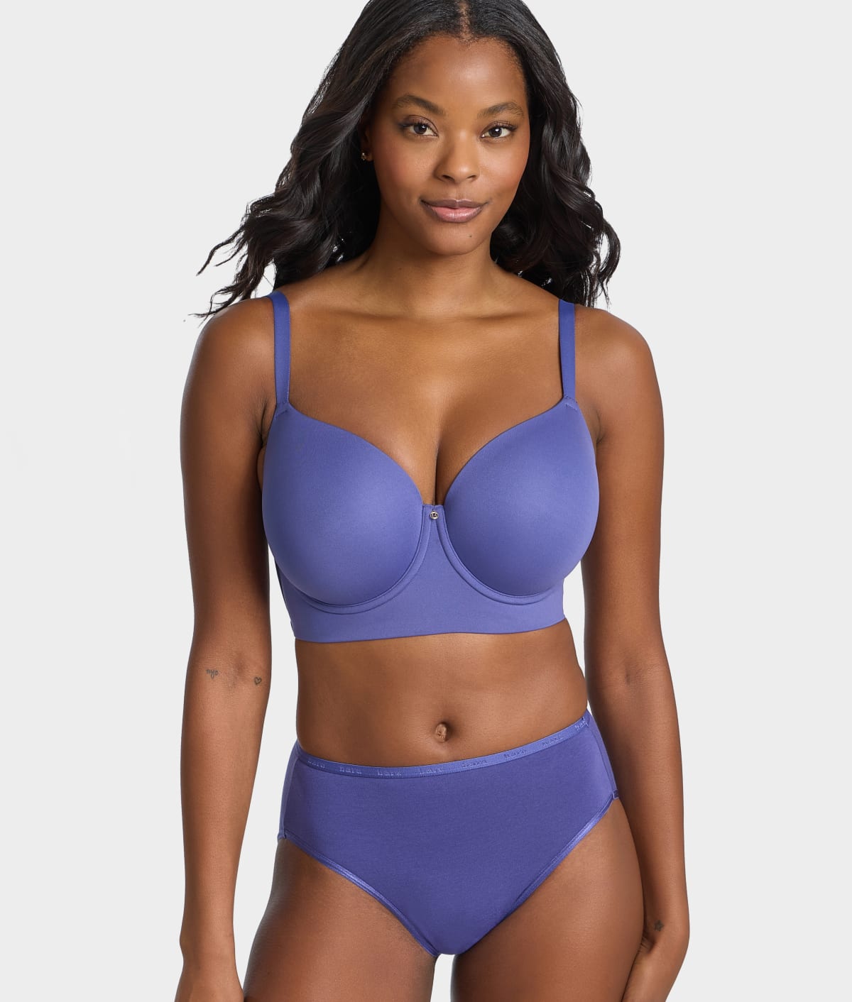 Easy Everyday Cotton High-Leg Brief in Skipper Blue