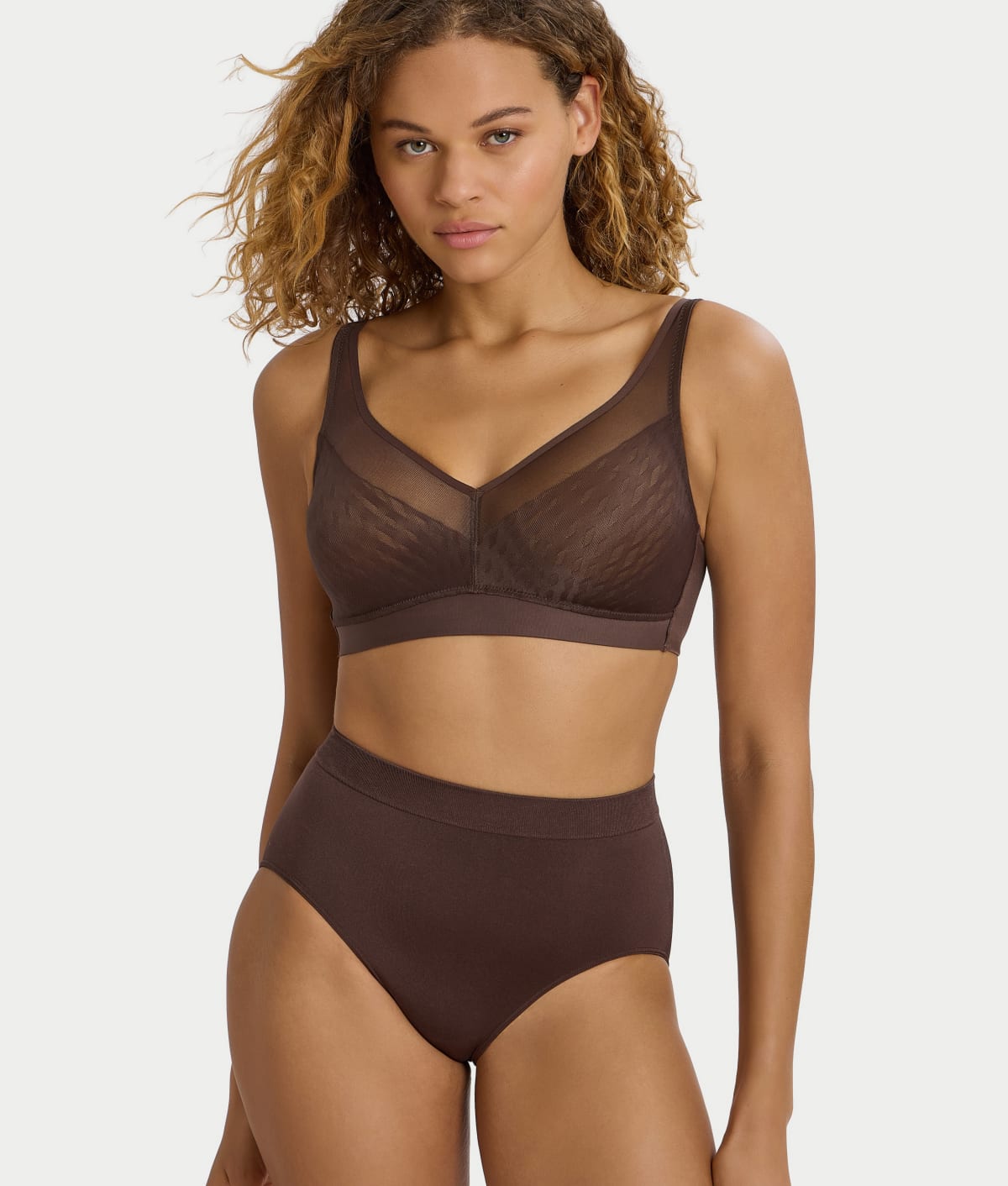 Elevated Allure Wire-Free Bra in Twilight Grey size 40 — Bare