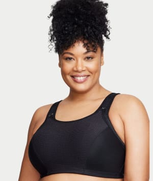 Custom Control Wire-Free Sports Bra: undefined