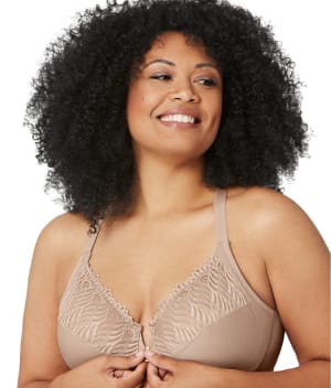 WonderWire Front-Close T-Back Bra: undefined