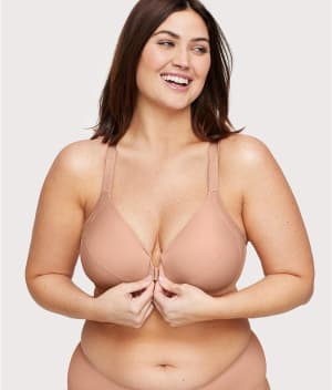 WonderWire Front-Close Smoothing Bra: undefined