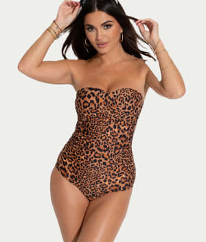Santa Monica Strapless Control One-Piece: undefined
