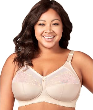 Blossom Swiss Embroidered Wire-Free Bra: undefined