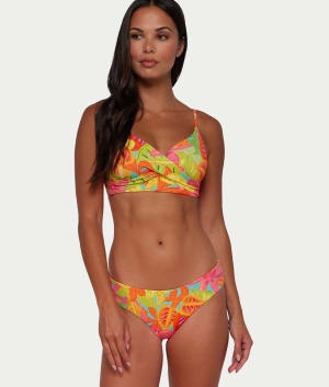 Printed Alana Reversible Hipster Bikini Bottom: undefined
