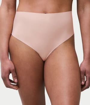 Defi High-Waist Seamless Thong: undefined