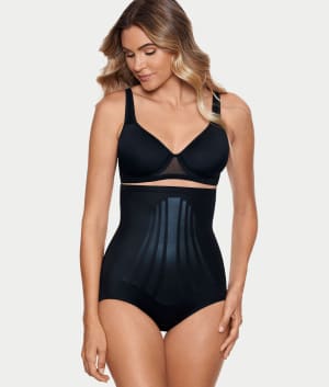 Modern Miracle Lycra FitSense Extra Firm Control High-Waist Brief: undefined