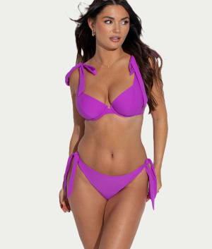 Rosa Cove Tie Bikini Top: undefined