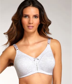 Double Support Cotton Wire-Free Bra: undefined
