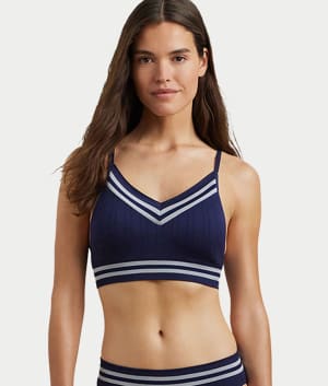 Cricket Cable Texture Wire-Free Bra: undefined