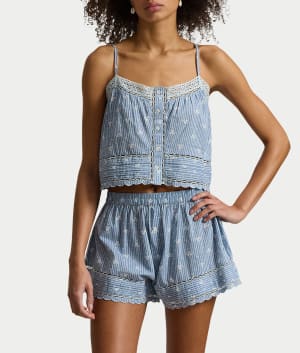 Vintage Floral Stripe