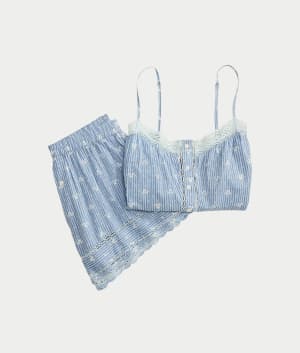 Vintage Floral Stripe