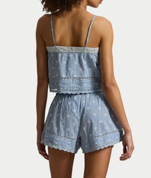 Vintage Floral Stripe
