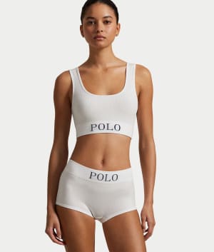 Ribbed Seamless Boyshort: undefined