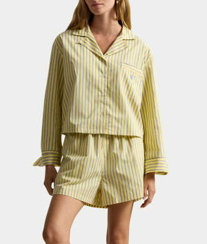 Woven Boxer Pajama Set: Ainsley Stripe