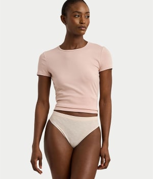 Monogram Mesh Thong: undefined