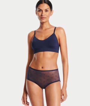 Monogram Sheer Modern Brief: undefined