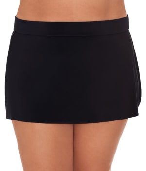 Plus Size Jersey Skirted Bikini Bottom: undefined