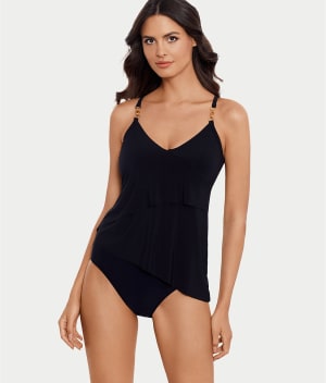 Chain Link Eliza Tankini Top: undefined