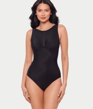 Network News Evoke Underwire One-Piece: undefined