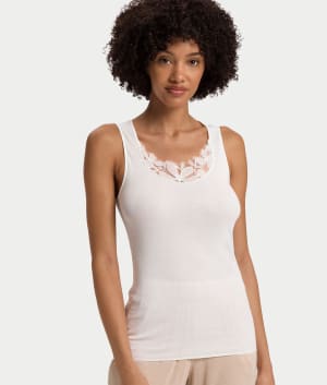 Kalea Floral Embroidered Tank Top: undefined