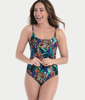 Deep Jungle Mona Underwire One-Piece: undefined