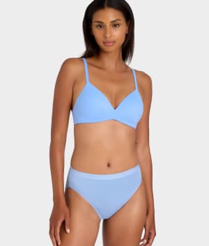 Understated Cotton Hi-Cut Brief: undefined