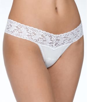 Supima Cotton Low Rise Thong: undefined