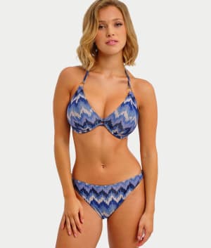Arizona Wave Halter Bikini Top: undefined