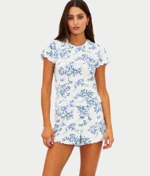 Bay Short Knit Pajama Set: undefined