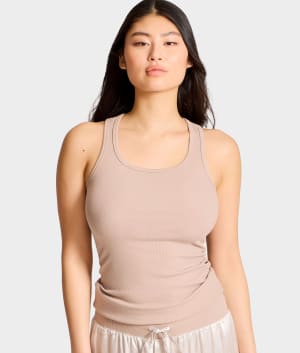Charlie Racerback Knit Lounge Tank: undefined