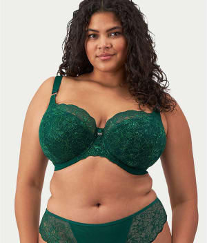 Brianna Padded Half-Cup Bra: undefined