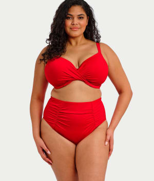 Plus Size Plain Sailing Bikini Bottom: undefined